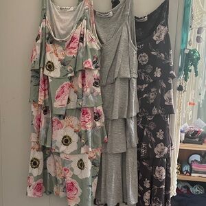 Set of 3 Maternity/Nursing tank tops